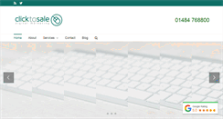 Desktop Screenshot of clicktosale.co.uk