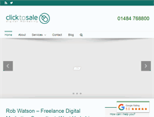 Tablet Screenshot of clicktosale.co.uk